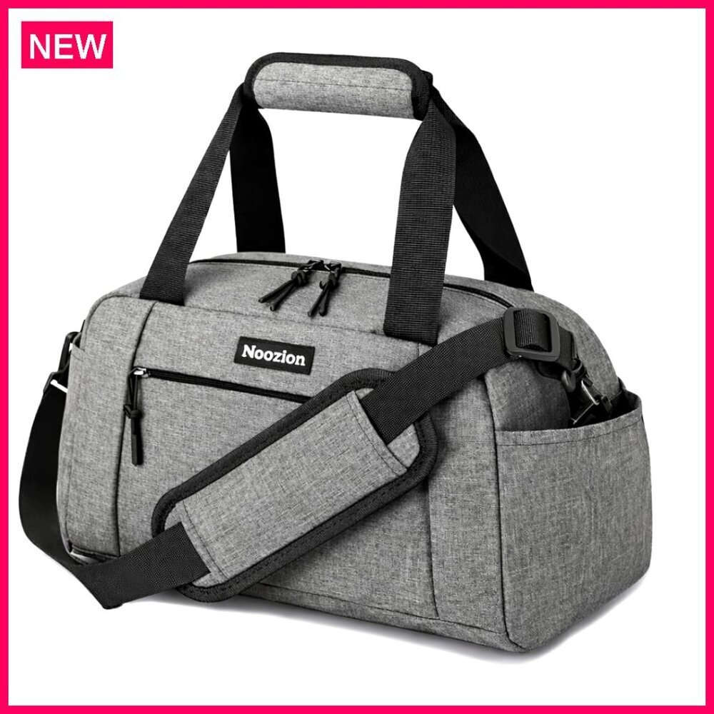 14 Inch Lightweight Foldable Gym Duffel Bag with Multiple Pockets